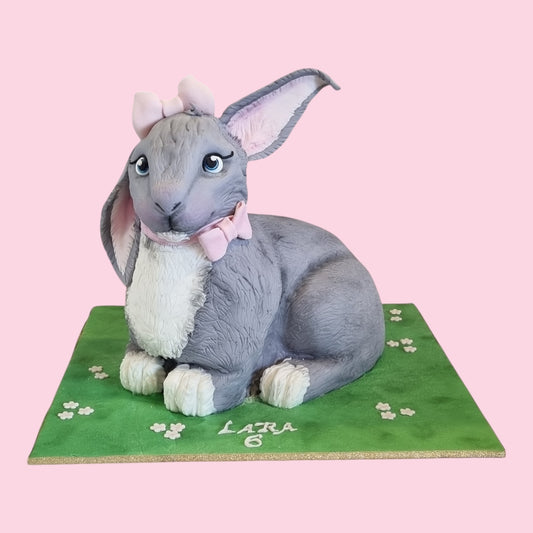 sculpted bunny rabbit cake